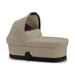 Poussette trio eezy s twist+ 2 pivotante almond beige avec nacelle cot s et siège auto aton b2 i-size