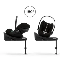 Poussette trio eezy s twist+ 2 pivotante magic black avec nacelle cot s et siège auto cloud g3 i-size tissu plus
