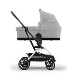 Poussette trio eezy s twist+ 2 pivotante dune grey avec nacelle cot s et siège auto cloud t i-size