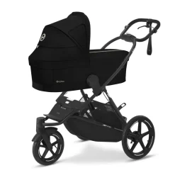 Poussette trio eezy s twist+ 2 pivotante magic black avec nacelle cot s et siège auto cloud t i-size