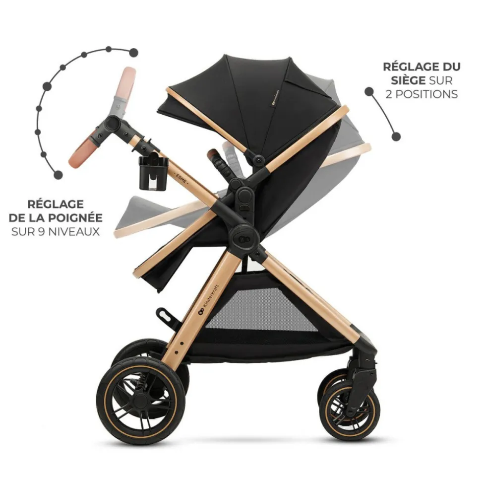 Poussette trio esme pro beige