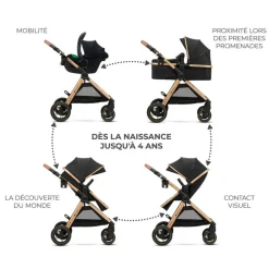 Poussette trio esme pro noir