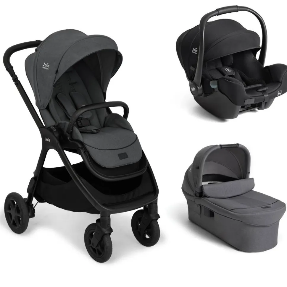 Poussette trio finiti + siège auto i-starter eclipse + nacelle ramble xl ebony