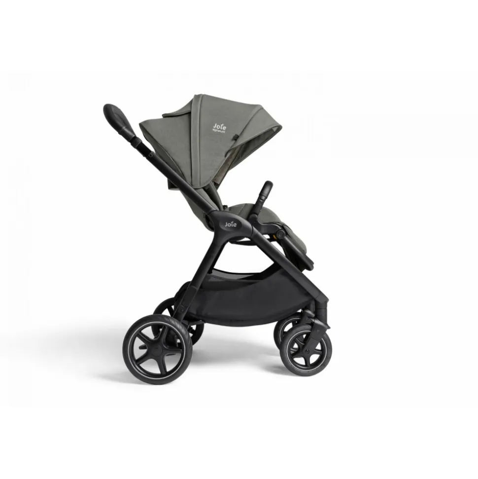 Poussette trio finiti signature evergreen + siège auto i-gemm 3 shale noir + nacelle ramble signature xl evergreen vert