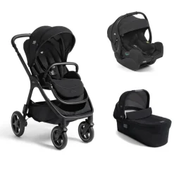 Poussette trio finiti signature + siège auto i-gemm 3 raven + nacelle ramble signature xl eclipse