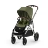 Poussette trio gazelle s moss green + siège auto cloud g i-size + nacelle s + base g