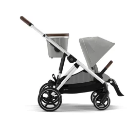 Poussette trio gazelle s stone grey + siège auto aton b2 i-size + nacelle s