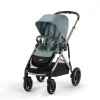 Poussette trio gazelle s stormy blue + siège auto cloud g i-size + nacelle s + base g