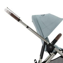 Poussette trio gazelle s stormy blue + siège auto cloud g i-size + nacelle s + base g