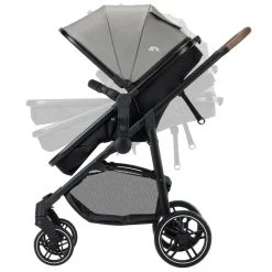 Poussette trio haze luxe tinted grey