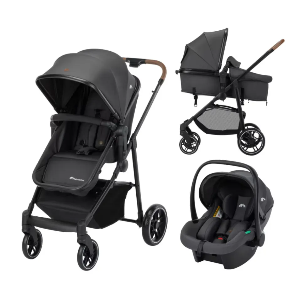 Poussette trio haze lux mineral graphite