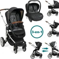 Poussette trio horizon2 lx silver