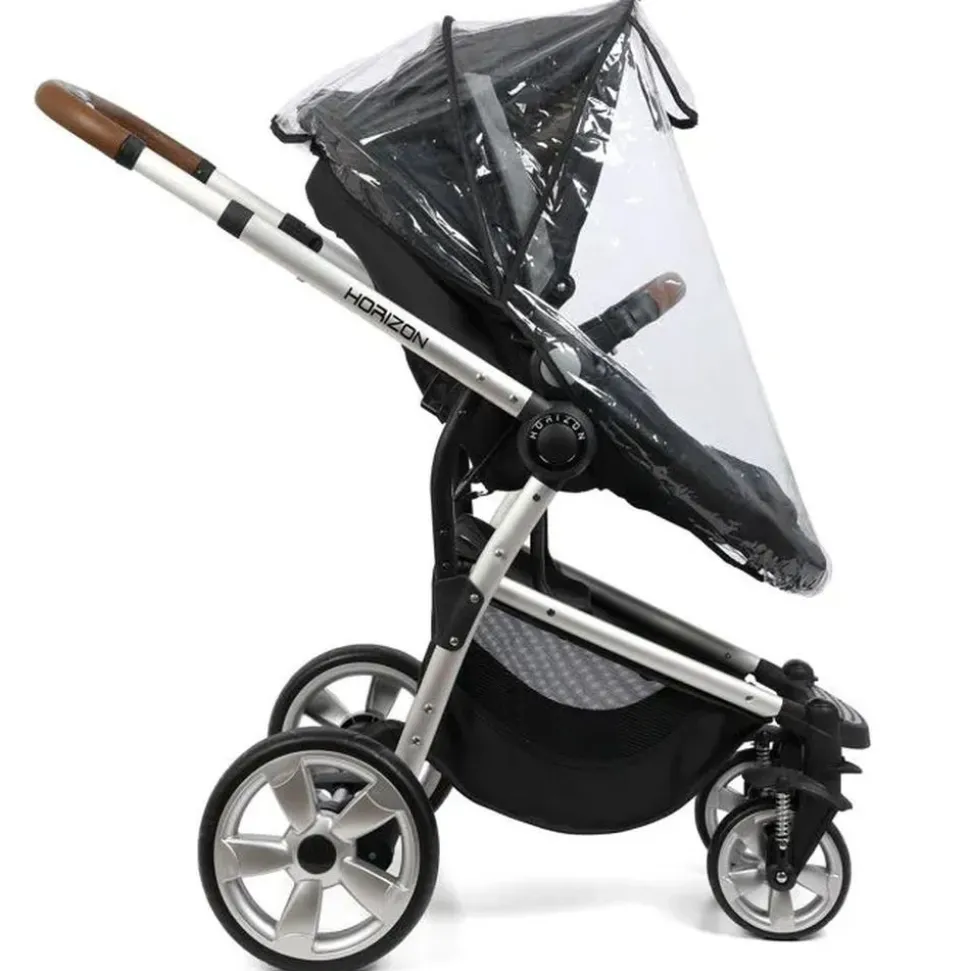 Poussette trio horizon2 lx silver