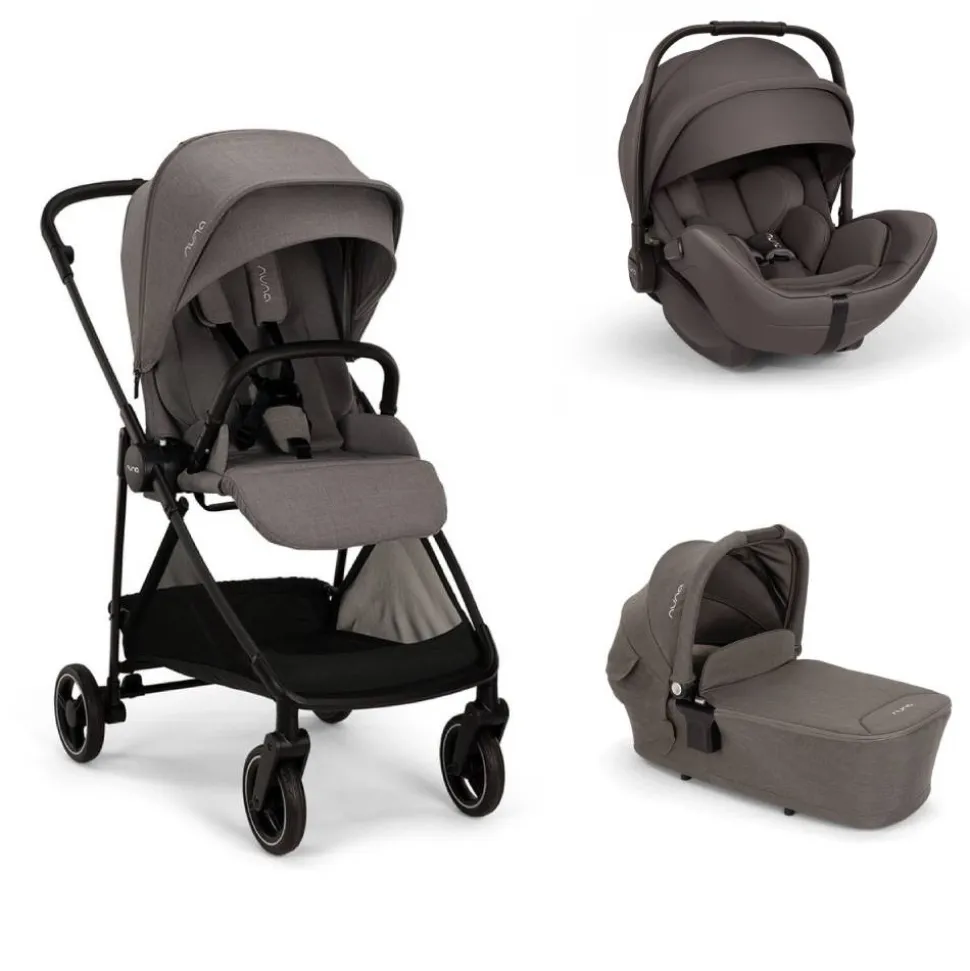 Poussette trio ixxa next + siège auto arra flex + nacelle lytl thunder