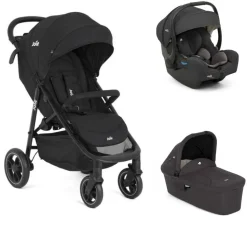 Poussette trio litetrax + siège auto i-gemm 3 + nacelle ramble shale noir