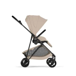 Poussette trio melio carbon 6 almond beige avec siège auto cloud g3 i-size et nacelle