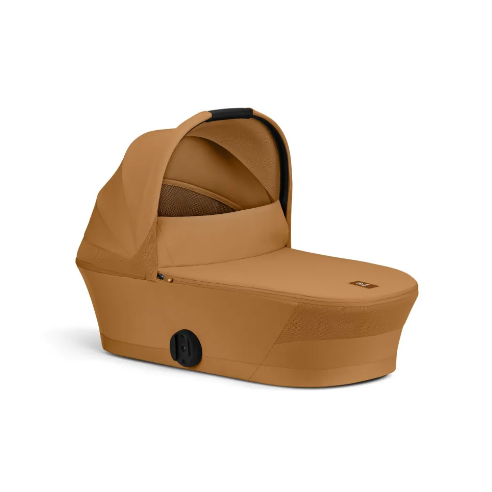 Poussette trio melio carbon 6 cinnamon yellow avec siège auto cloud g i-size et nacelle
