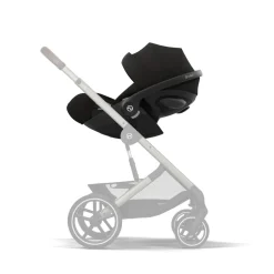 Poussette trio melio carbon 6 chocolate brown avec siège auto cloud g i-size et nacelle
