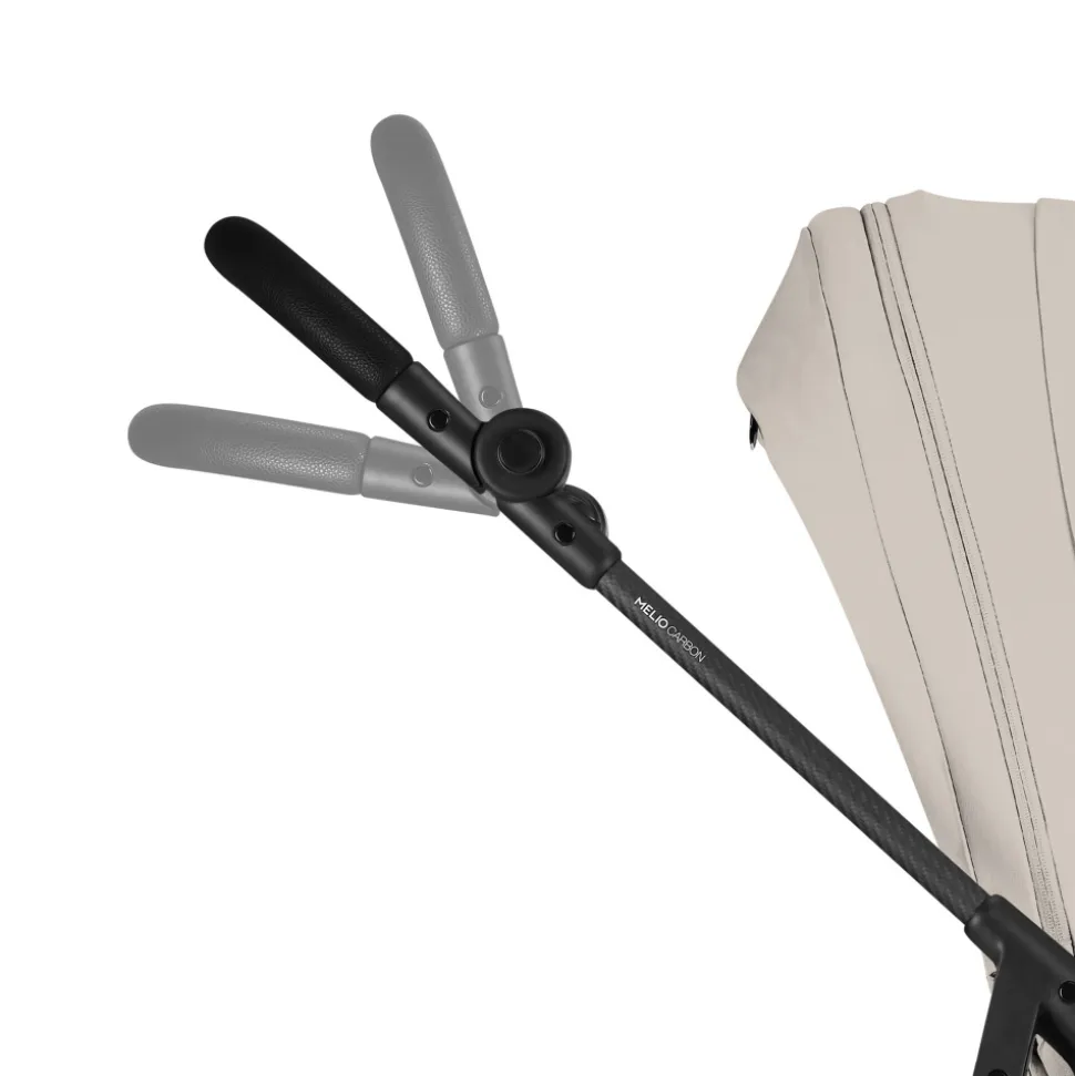 Poussette trio melio carbon 6 dune grey avec siège auto cloud g i-size et nacelle