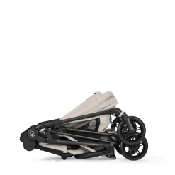 Poussette trio melio carbon 6 dune grey avec siège auto cloud t i-size et nacelle