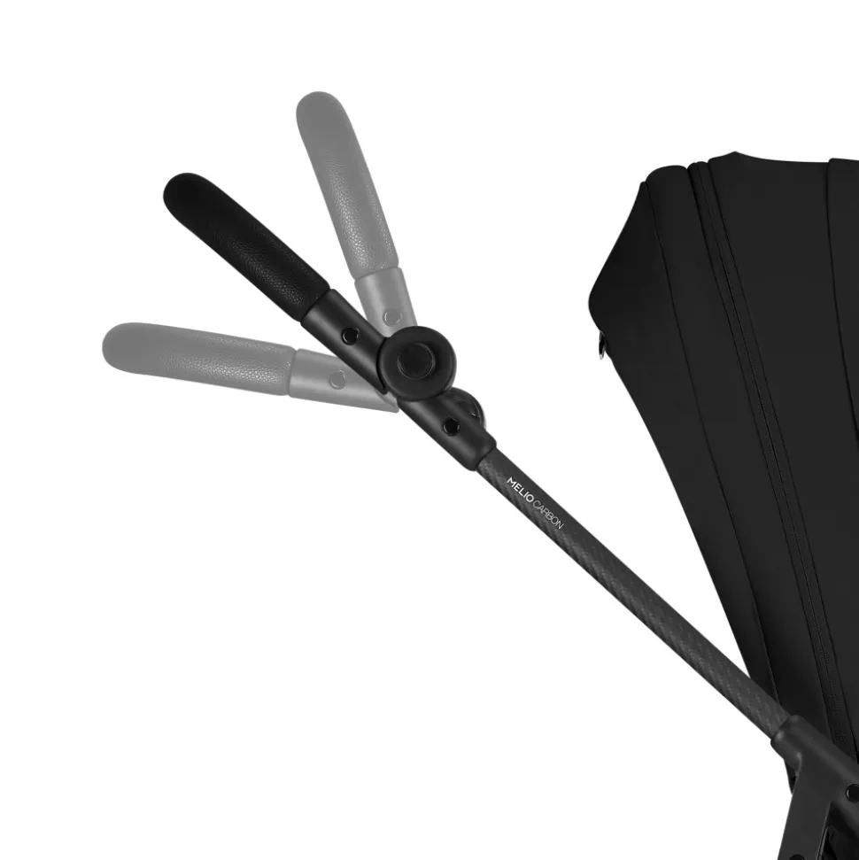 Poussette trio melio carbon 6 magic black avec siège auto cloud t i-size et nacelle
