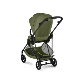 Poussette trio melio carbon 6 moss green avec siège auto cloud t i-size et nacelle