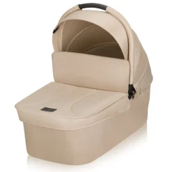 Poussette trio meril + nacelle + coque beige sand