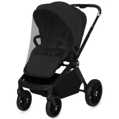 Poussette trio mika plus + nacelle + siège auto astrid black onyx