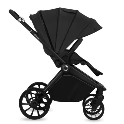 Poussette trio mika plus + nacelle + siège auto astrid black onyx