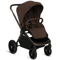 Poussette trio mika plus + nacelle + siège auto astrid mocha mousse