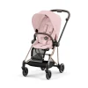 Poussette trio mios 3 peach pink châssis rose gold + cloud t i-size + nacelle luxe