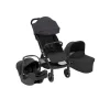 Poussette trio myavo + siège auto snuglite + nacelle charcoal