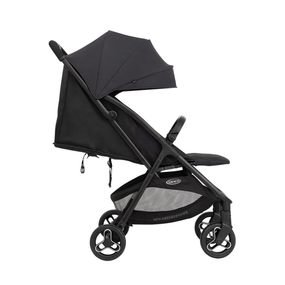 Poussette trio myavo + siège auto snuglite + nacelle charcoal