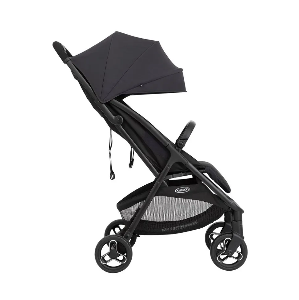 Poussette trio myavo + siège auto snuglite + nacelle charcoal
