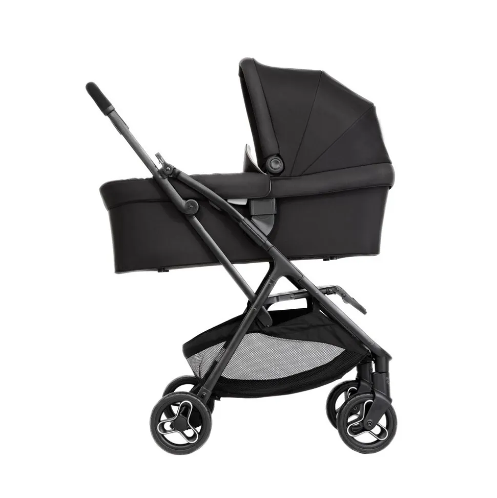 Poussette trio myavo + siège auto snuglite + nacelle midnight