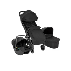 Poussette trio myavo + siège auto snuglite + nacelle midnight