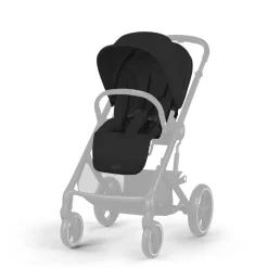 Poussette trio naissance balios s lux 3 moon black + siège auto cloud g i-size confort + nacelle - édition limitée