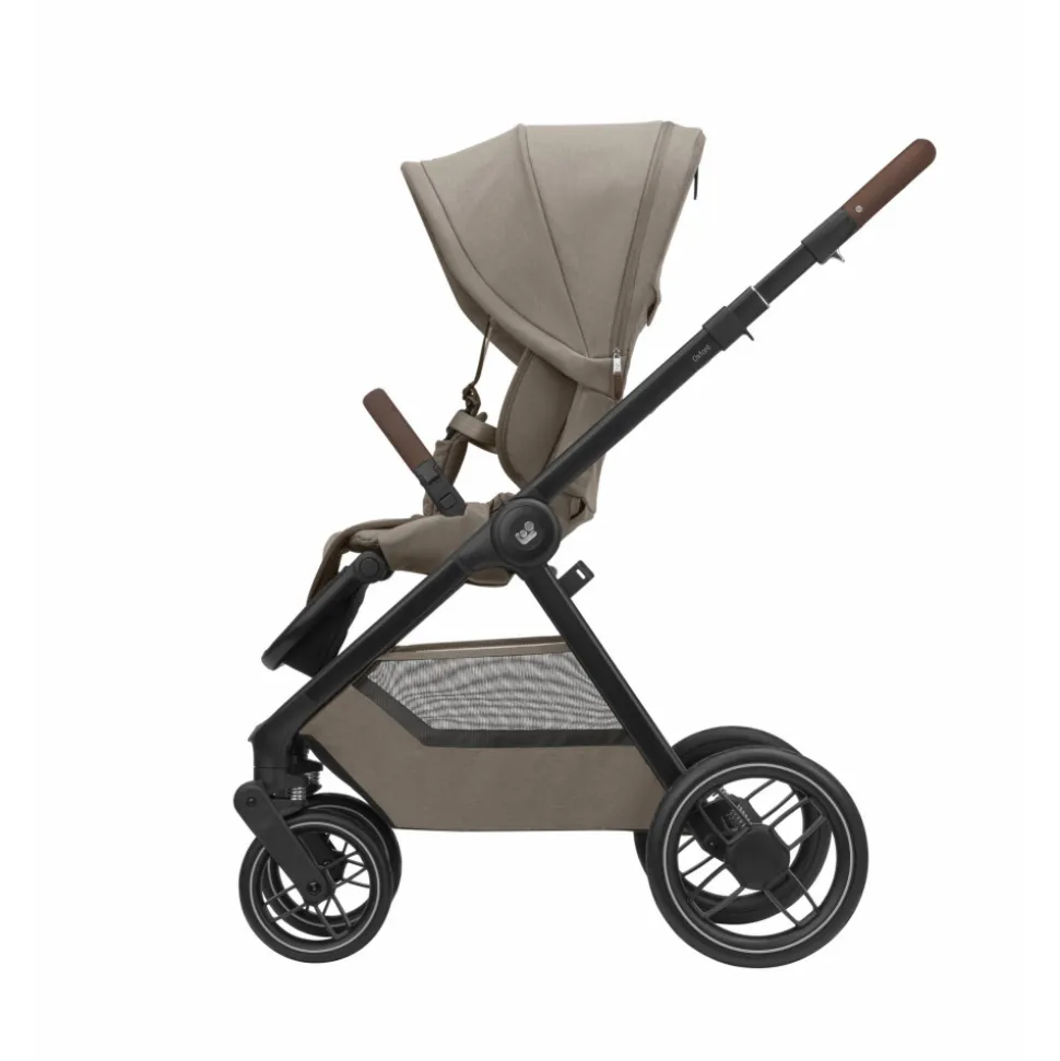 Poussette trio oxford + siège auto pebble 360 pro 2 + nacelle sense twillic truffle