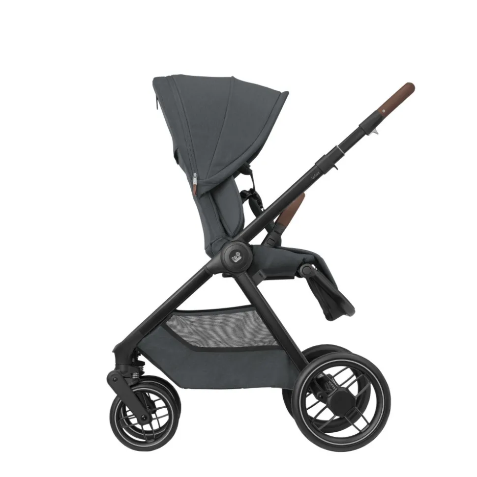 Poussette trio oxford + siège auto pebble 360 pro 2 + nacelle sense twillic graphite + base familyfix 360 pro