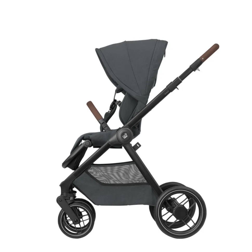 Poussette trio oxford + siège auto pebble 360 pro 2 + nacelle sense twillic graphite + base familyfix 360 pro