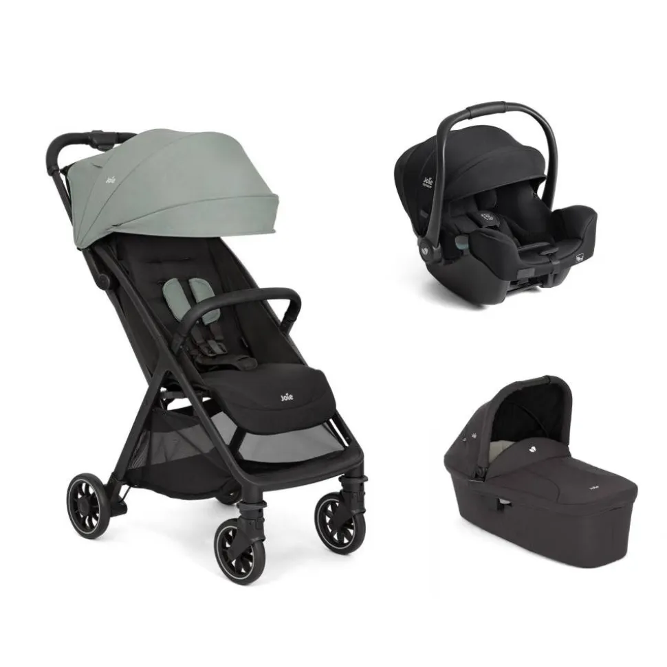 Poussette trio pact pro abyss + siège auto i-starter eclipse + nacelle ramble shale