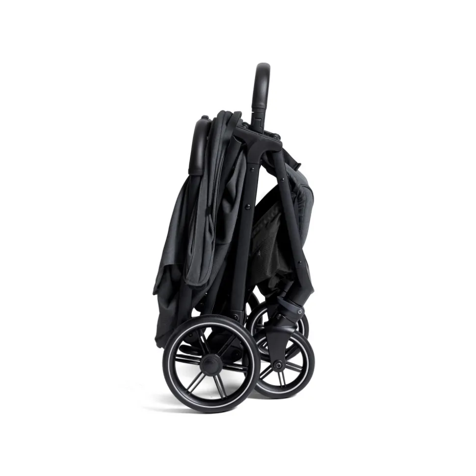 Poussette trio parcel lx signature ebony + siège auto i-snug 2 shale + nacelle ramble shale