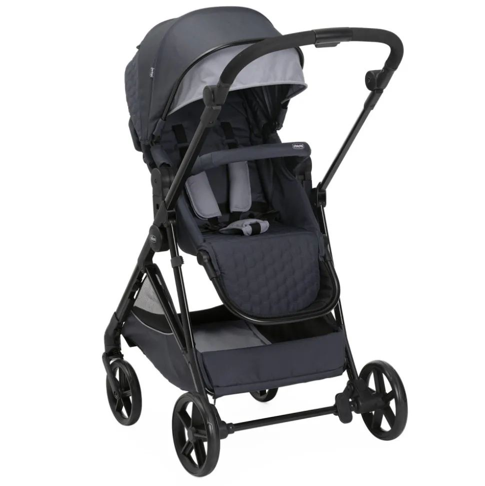 Poussette trio seety boston grey + siège auto kory i-size essential + nacelle seety
