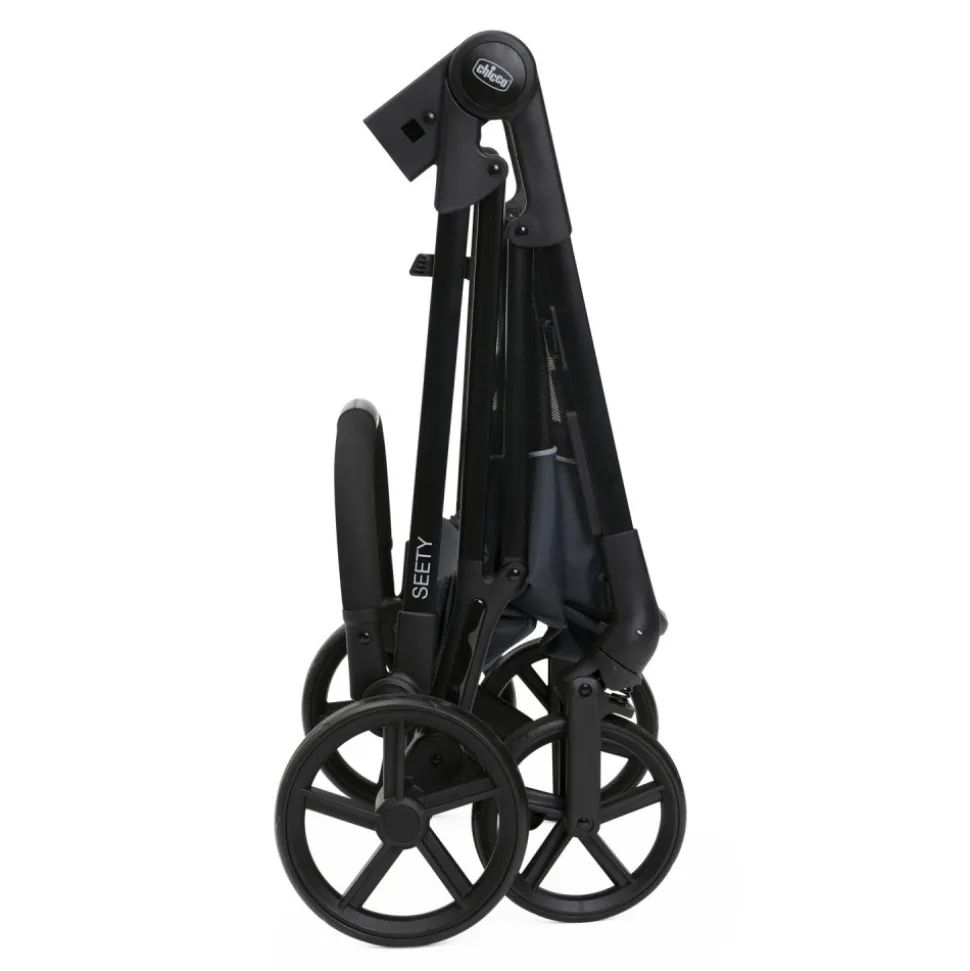 Poussette trio seety boston grey + siège auto kory i-size essential + nacelle seety