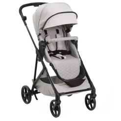 Poussette trio seety florence beige + siège auto kory i-size essential + nacelle seety + bi-seat air i-size + base 360°