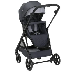 Poussette trio seety + siège auto first seat recline i-size + nacelle seety boston grey