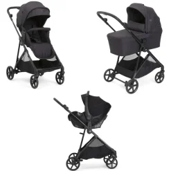 Poussette trio seety2 + siège auto kory + nacelle seety ebony