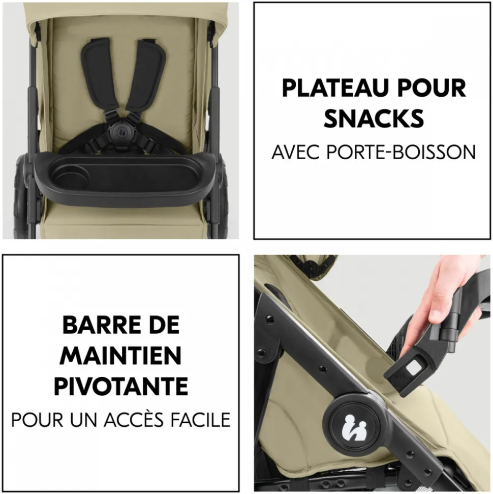 Poussette trio shop n care trio set olive