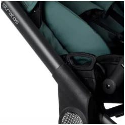 Poussette trio stratos avec nacelle stratos et coque travel carrier be teal