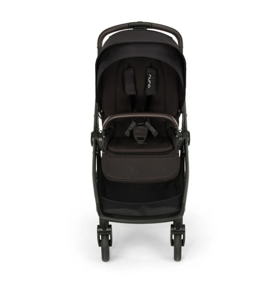 Poussette trio swiv caviar + siège auto pipa urbn caviar + nacelle lytl caviar